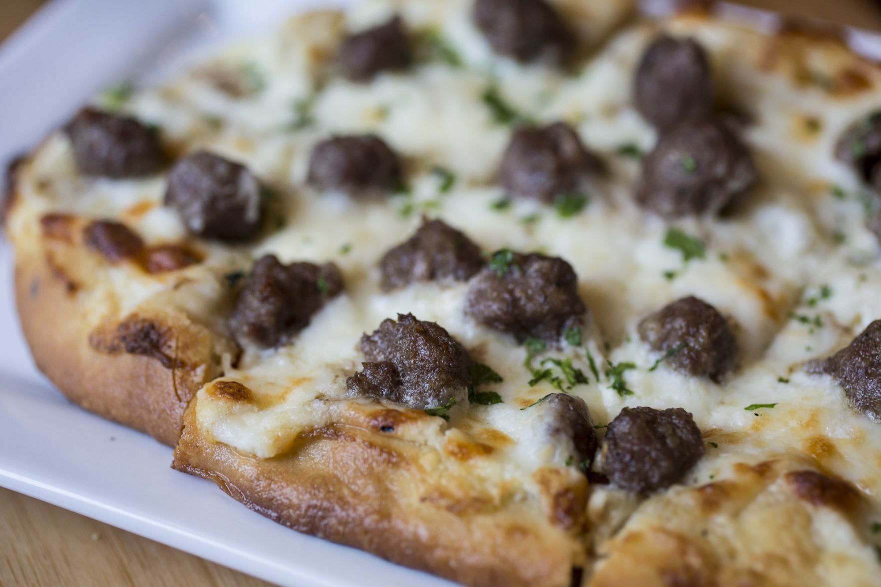 Lemmons by Grbic Sausage Flatbread